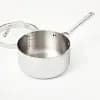 3qt Stainless Steel Sauce Pan with Lid Silver - Figmint™ [7.87 Inches, 3.5 Pounds, Stainless Steel]