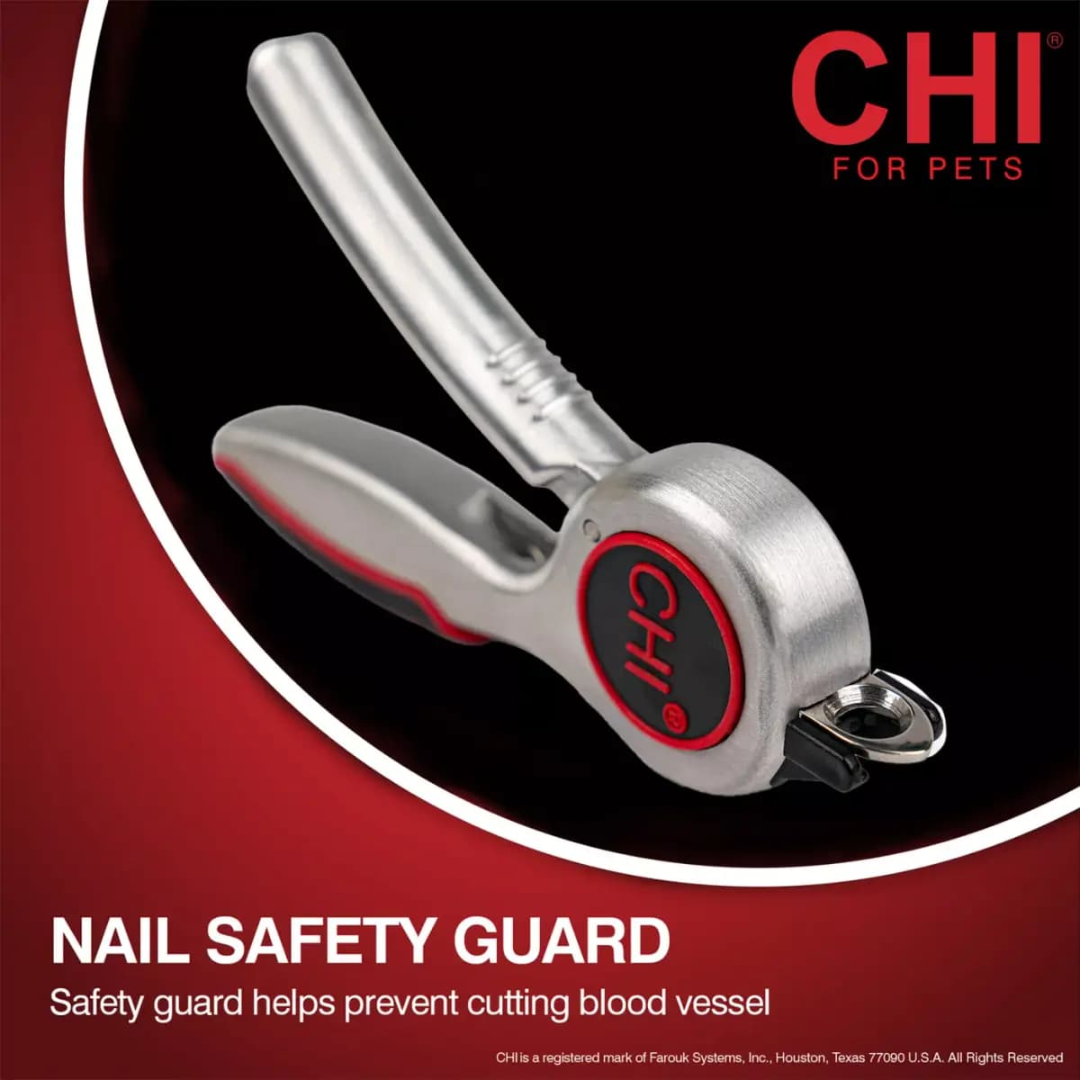 CHI® Guillotine Dog Nail Clipper [Includes One set of guillotine nail clippers for, Intended Pet(s) Dogs, Use Indoor and outdoor use, Product Dimensions 3.000 in x 7.000 in x 1.000