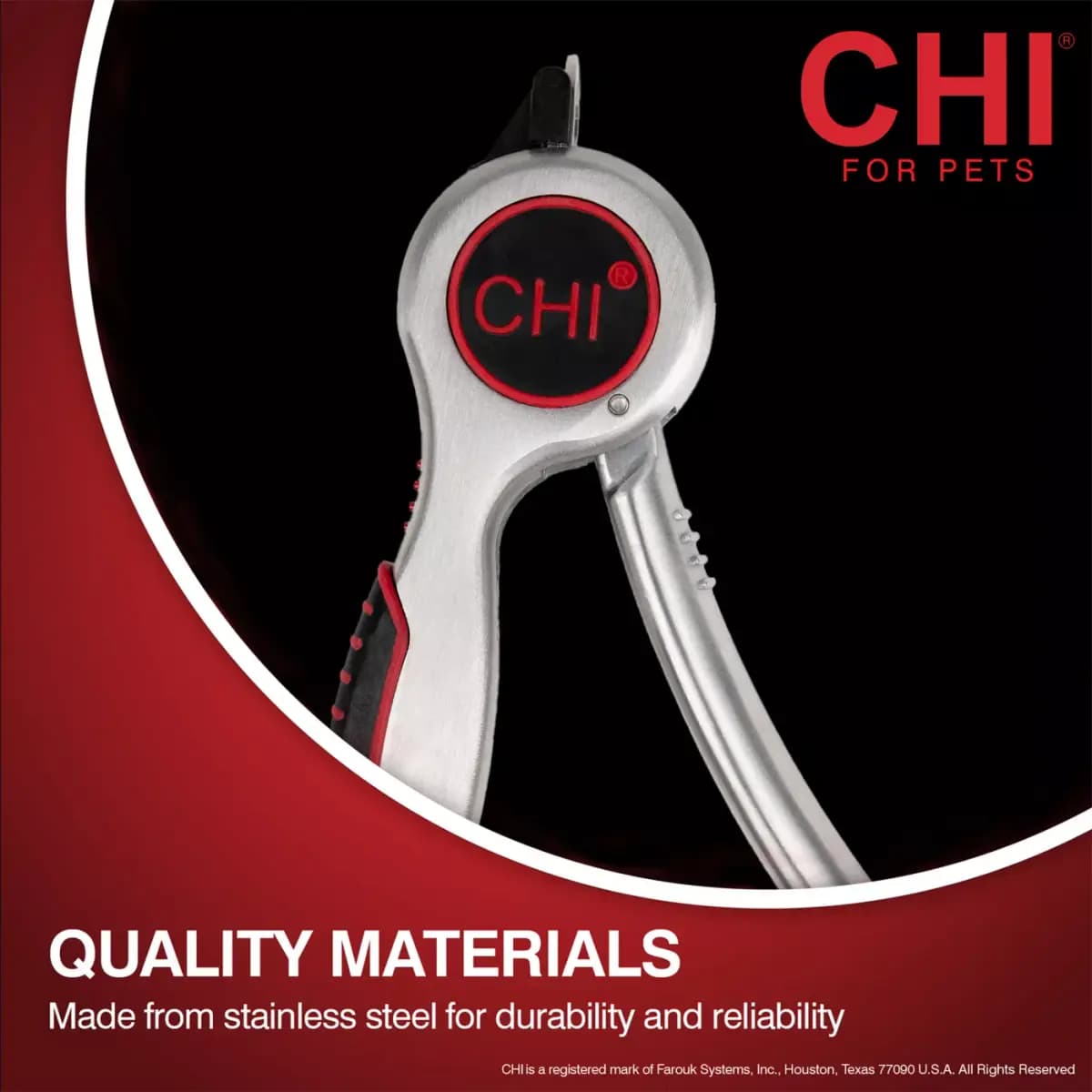 CHI® Guillotine Dog Nail Clipper [Includes One set of guillotine nail clippers for, Intended Pet(s) Dogs, Use Indoor and outdoor use, Product Dimensions 3.000 in x 7.000 in x 1.000