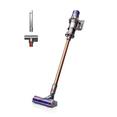 Dyson Cyclone Cordless Stick Vacuum V10 9.8" Cleaning Path Pet Hair Pick-Up Copper/Nickel [5.17 Pounds, .2 Gallon, 60 Minutes]