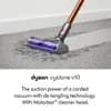 Dyson Cyclone Cordless Stick Vacuum V10 9.8" Cleaning Path Pet Hair Pick-Up Copper/Nickel [5.17 Pounds, .2 Gallon, 60 Minutes]