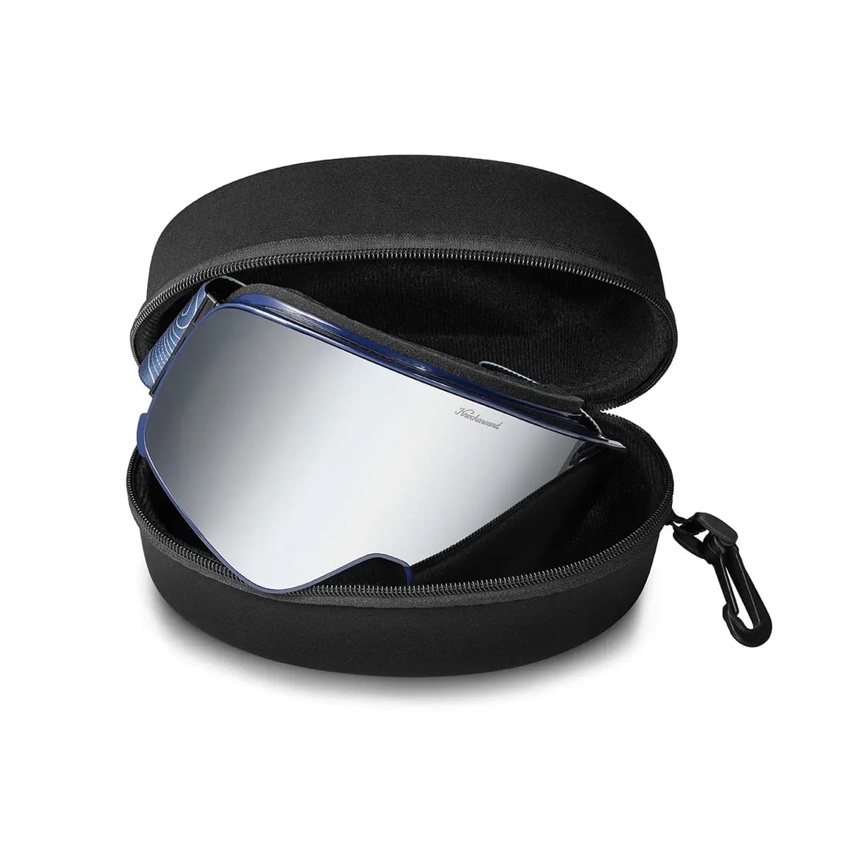 Knockaround Snow Goggle Hard Case [Hardshell protective case, Zipper closure, Clasp for easy carry]