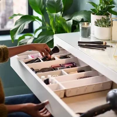 Joseph Joseph 12pc Viva Drawer Organizer [Polypropylene, Bathroom Tray, Spot or Wipe Clean]