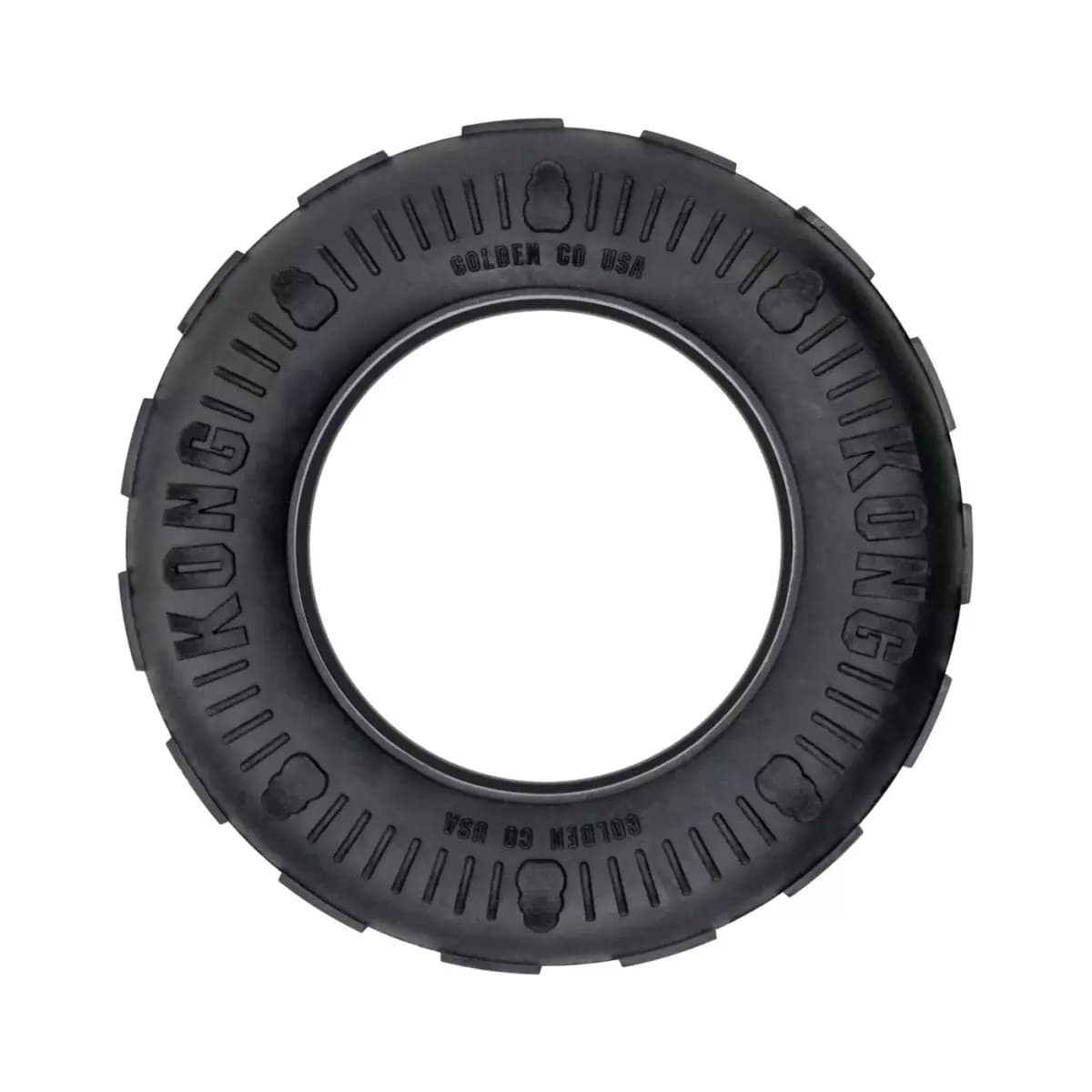 KONG® Tires Heavy-Duty Chew Dog Toy [Description and Overview KONG Tires is a durable tire chew design, Product Brand & Name KONG® Extreme Tires Md/Lg, Intended for Dog, Dimensions