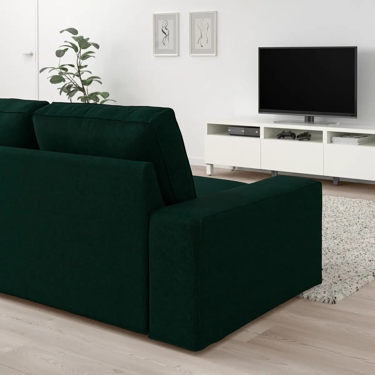 IKEA KIVIK Loveseat, Tallmyra dark green [Width 74 3/4 ", Depth 37 3/8 ", Height 32 5/8 "]