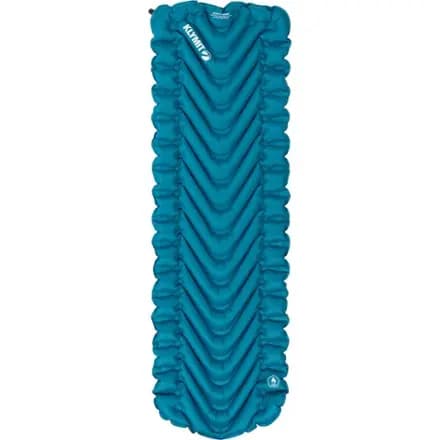 Klymit Static V BASE Sleeping Pad Ocean Depths [Backpacking Camping, Air, Rectangular]