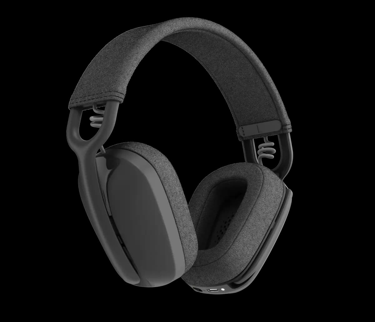 Logitech Zone Vibe 100 - Graphite [7.2 in (183 mm), 6.68 in (169.7 mm), 2.87 in (73 mm)]