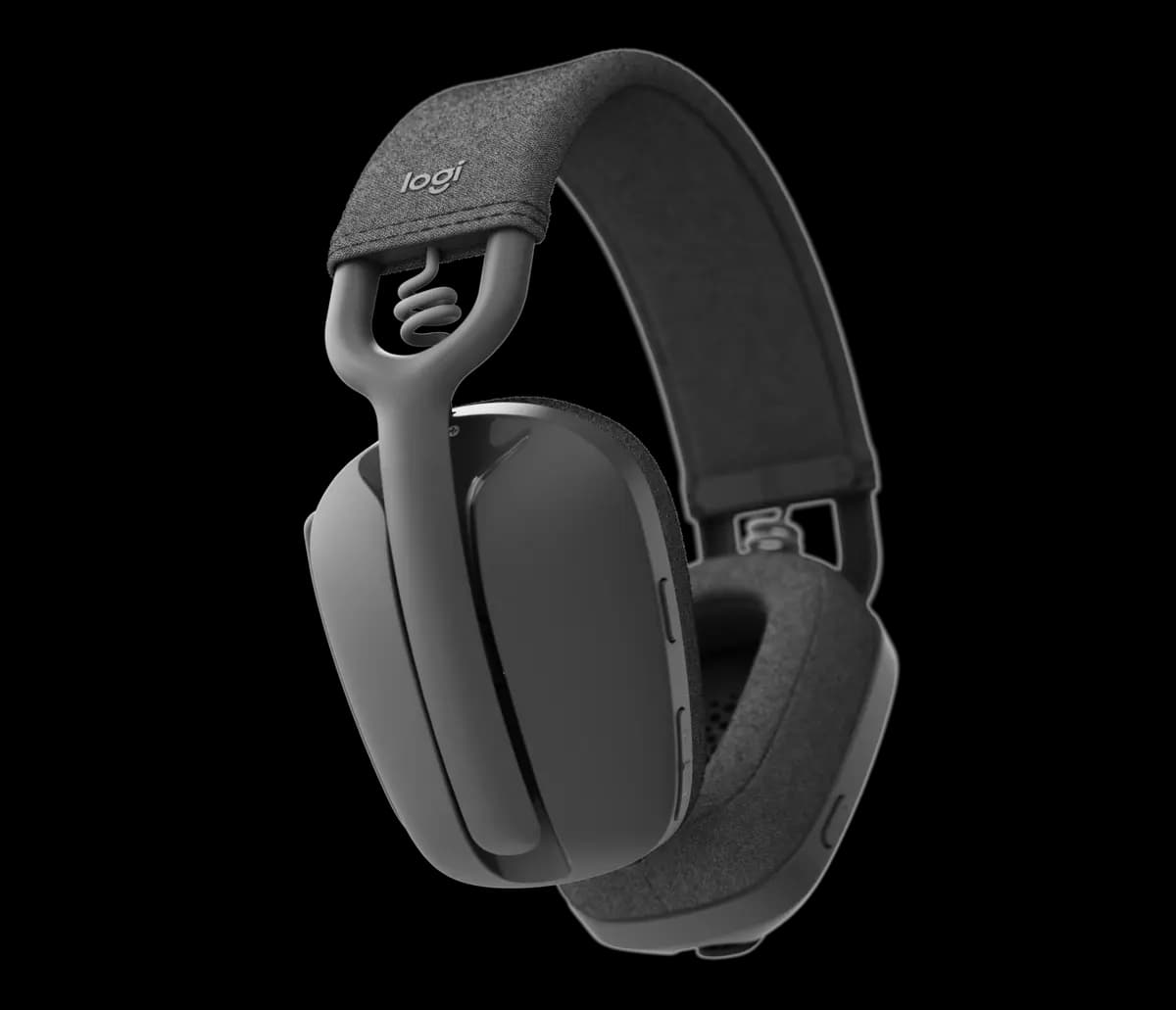 Logitech Zone Vibe 100 - Graphite [7.2 in (183 mm), 6.68 in (169.7 mm), 2.87 in (73 mm)]