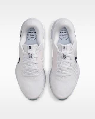 Nike Run Defy Women's Road Running Shoes White/Football Grey/Work Blue/Blue Void [Weight: Approx. 233 g/8.2 oz (Women’s US 8), Heel-to-toe drop: 10 mm, White/Football Grey/Work Blu