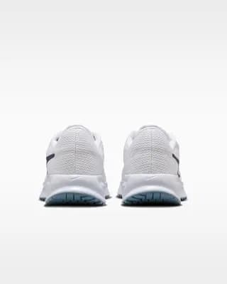 Nike Run Defy Women's Road Running Shoes White/Football Grey/Work Blue/Blue Void [Weight: Approx. 233 g/8.2 oz (Women’s US 8), Heel-to-toe drop: 10 mm, White/Football Grey/Work Blu