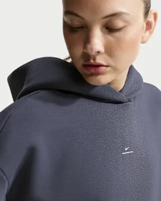 Nike Standard Issue Women's Brushed Pullover Basketball Hoodie Gridiron/Pale Ivory [Gridiron/Pale Ivory, Kangaroo pocket, Locker loop]