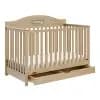 Graco Story Customizable 5-in-1 Convertible Crib with Drawer Driftwood [Dimensions (Overall) 42.2 inches (H) x 54.96 inches (W) x 29., Weight 53.57 pounds, Holds up to 50 pounds, M