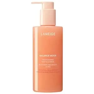 LANEIGE Balance Mode Rice Foaming Gel Cleanser with Glycolic Acid to Control Shine & Unclog Pores 8.45 fl. oz./250 ml [Normal, Combination, and Oily, 8.45 fl. oz./250 ml, Rice-inam