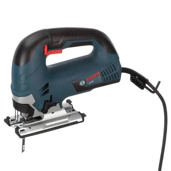 Bosch 6.5 Amp Corded Variable Speed Top-Handle Jig Saw Kit with Carrying Case, JS365 [Amperage (A): 6.5 A, Bevel Capacity (degrees): 45 °, Color Family: Blue]