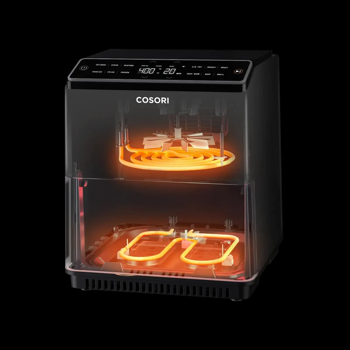 Cosori Dual Blaze 6.8-Quart Smart Air Fryer [11.7 x 12.9 x 13.8 in, 13.7 lb, 1750W]