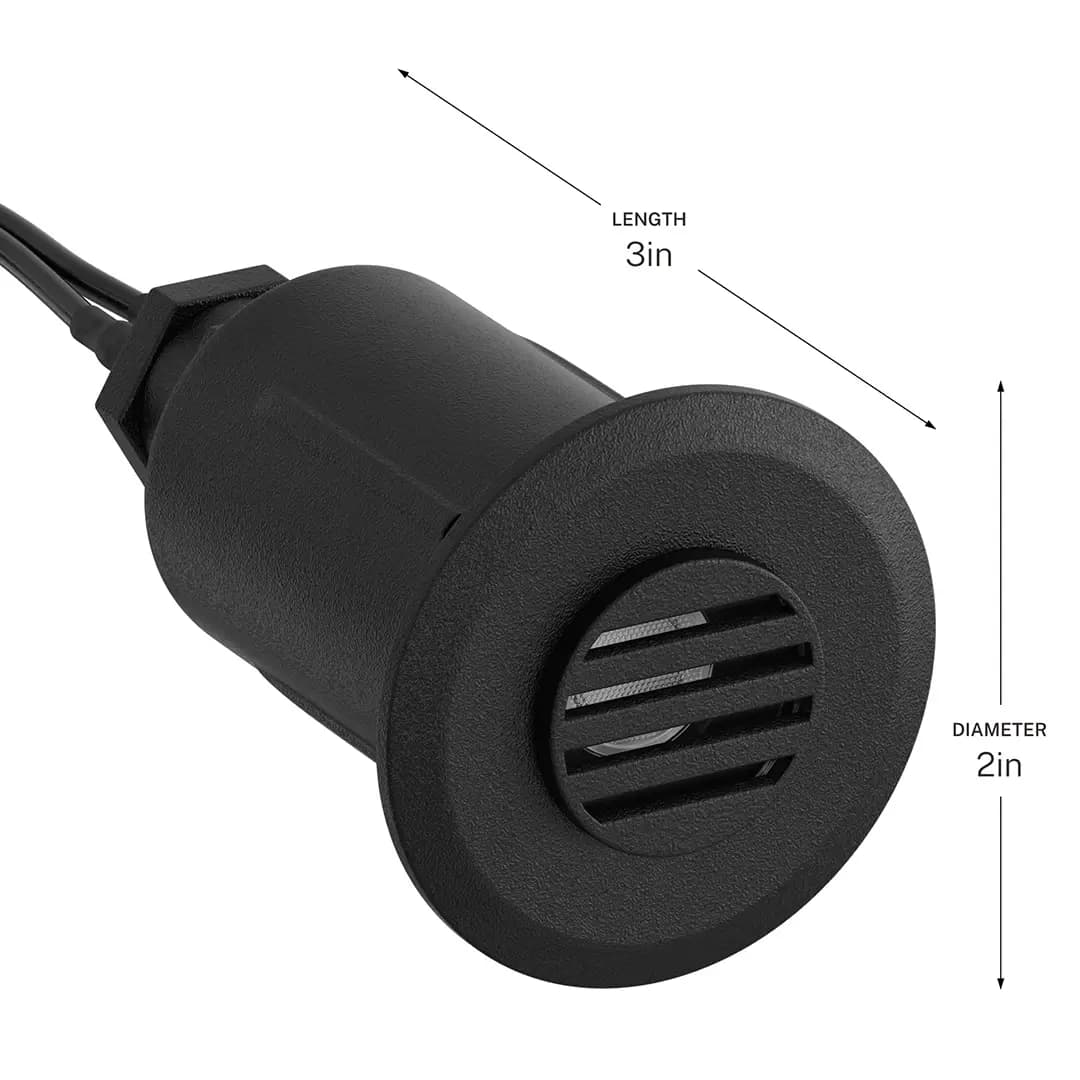 Kichler Accent Light Black Brass [Attribute In-Ground, Attribute 12 V, Attribute 3 W]