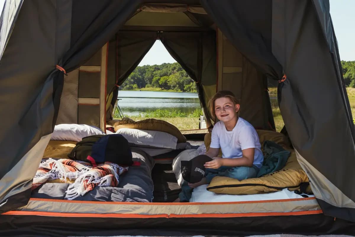 Bushnell Bushnell 8 Person Pop-Up Hub Tent [No, 3, Camping]
