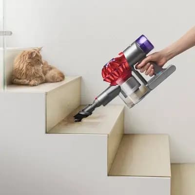 Dyson V8 Origin Cordless Stick Vacuum 10" Cleaning Red: Multi-Surface, Cyclonic Action, Bagless, 40 Min Run Time, Lithium Ion Battery [9.84 Inches, Battery, 0 Inches]