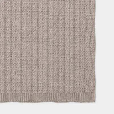 Threshold Everyday Knit Throw Blanket Brown - Thresholdâ„¢ [Heavyweight Fabric, 25.HIN.73516, Knitted]