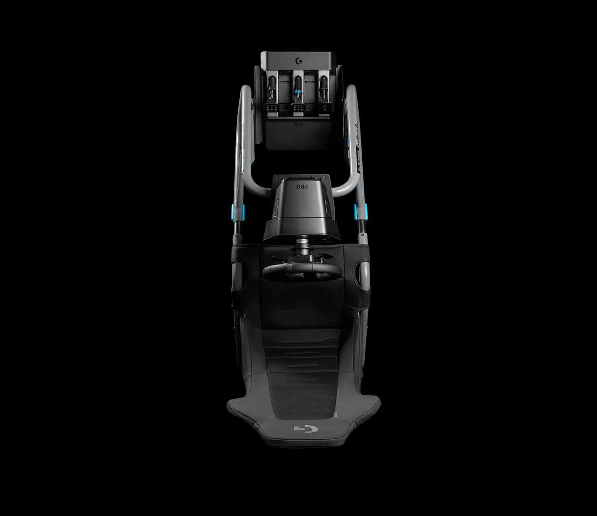 Logitech Playseat® Trophy Logitech G Edition - Black [39.37 in (100 cm), 22.83 in (58 cm), 55.12 in (140 cm)]