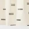 13pc PEVA Dash Shower Curtain and Rings Set Ivory/Black - Room Essentials™ [72 Inches (H) x 70 Inches (W), .72 Pounds, Pressed or Molded]