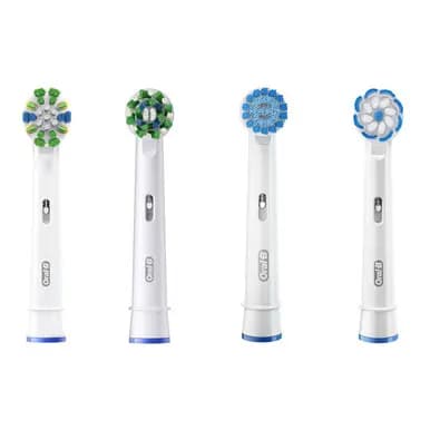 Oral-B Replacement Brush Head Sampler Pack, 4-ct [5 SMART Brushing Modes, Interactive Display, Artificial Intelligence]