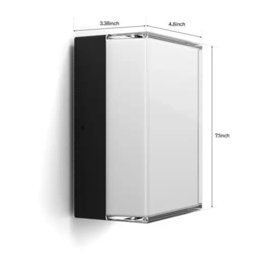 Philips Hue Scenova Rectangular Outdoor Wall Light LED [Color temperature 1000-20000 K, Ambient temperature range -13 to +113 °C, Nominal lifetime 25,000]