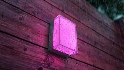 Philips Hue Scenova Rectangular Outdoor Wall Light LED [Color temperature 1000-20000 K, Ambient temperature range -13 to +113 °C, Nominal lifetime 25,000]