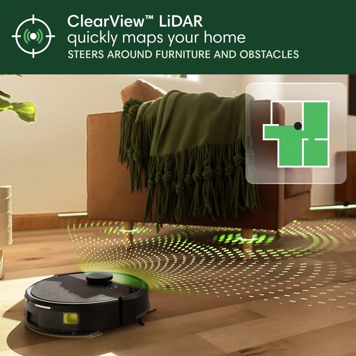 iRobot Roomba 105 Combo Robot + AutoEmpty Dock Black [13.23 (L) x 13.19 (W) x 4.09 (H), 6.45, 3000 mAh LFP]