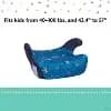 Disney Stitch Baby Rise LX Backless Booster Car Seat [Dimensions (Overall) 8 Inches (H) x 16.25 Inches (W) x 13 Inc, Weight 2.65 Pounds, Suggested Age 4 Years and Up, Features Mach