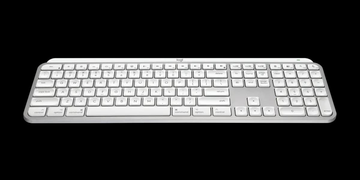 Logitech MX Keys S for Mac - Pale Grey - English US (QWERTY) [5.18 in (131.63 mm), 16.94 in (430.2 mm), 0.81 in (20.5 mm)]