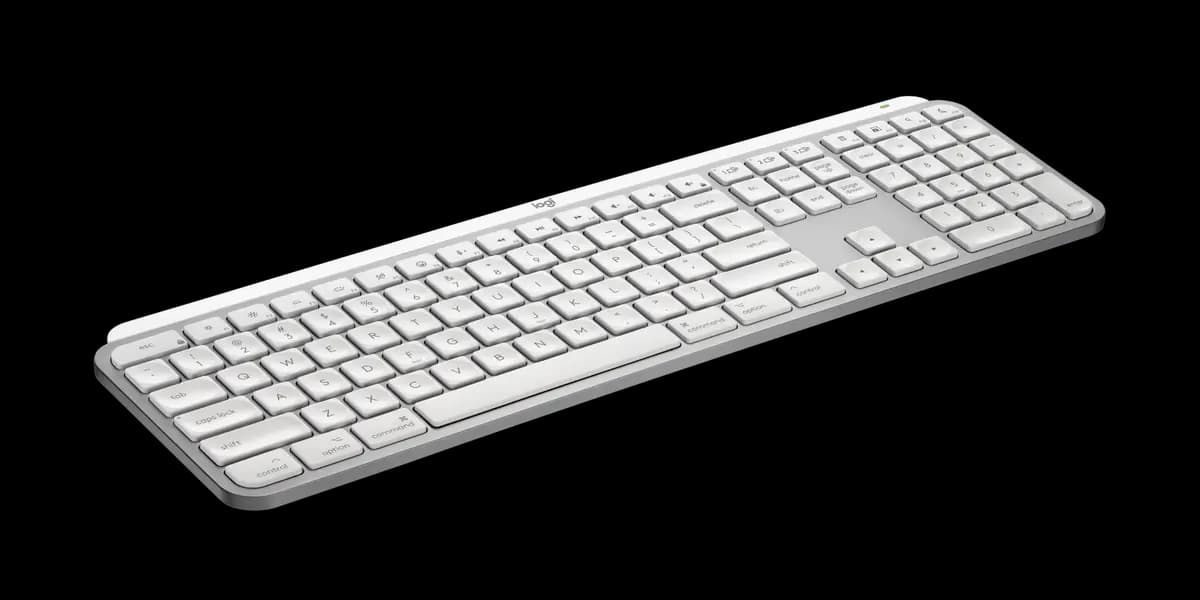 Logitech MX Keys S for Mac - Pale Grey - English US (QWERTY) [5.18 in (131.63 mm), 16.94 in (430.2 mm), 0.81 in (20.5 mm)]