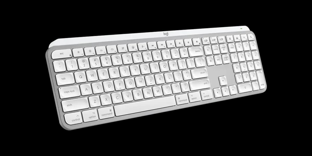 Logitech MX Keys S for Mac - Pale Grey - English US (QWERTY) [5.18 in (131.63 mm), 16.94 in (430.2 mm), 0.81 in (20.5 mm)]