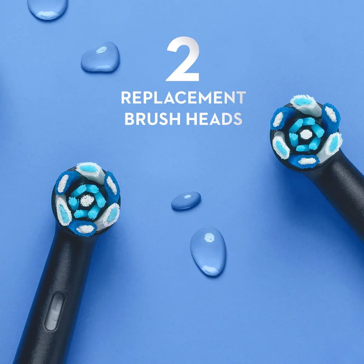 Oral-B Kids Extra Soft Replacement Brush Heads featuring Disney Princesses, 2 count [7 SMART Brushing Modes, Interactive Color Display, Artificial Intelligence + 3D]