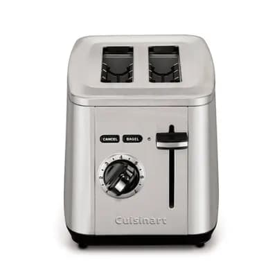 Cuisinart 2 Slice Classic Stainless Steel Toaster [2.95 Pounds, Plastic, Stainless Steel, Spot or Wipe Clean]