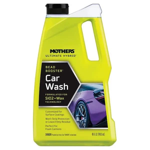 MOTHERS 48 oz. Ultimate Hybrid Ceramic Car Wash and Bead Booster, 05668 [Automotive Part Type: Car Wash Soap, General Part Type: Car Wash Soap, Pack Size: 1]