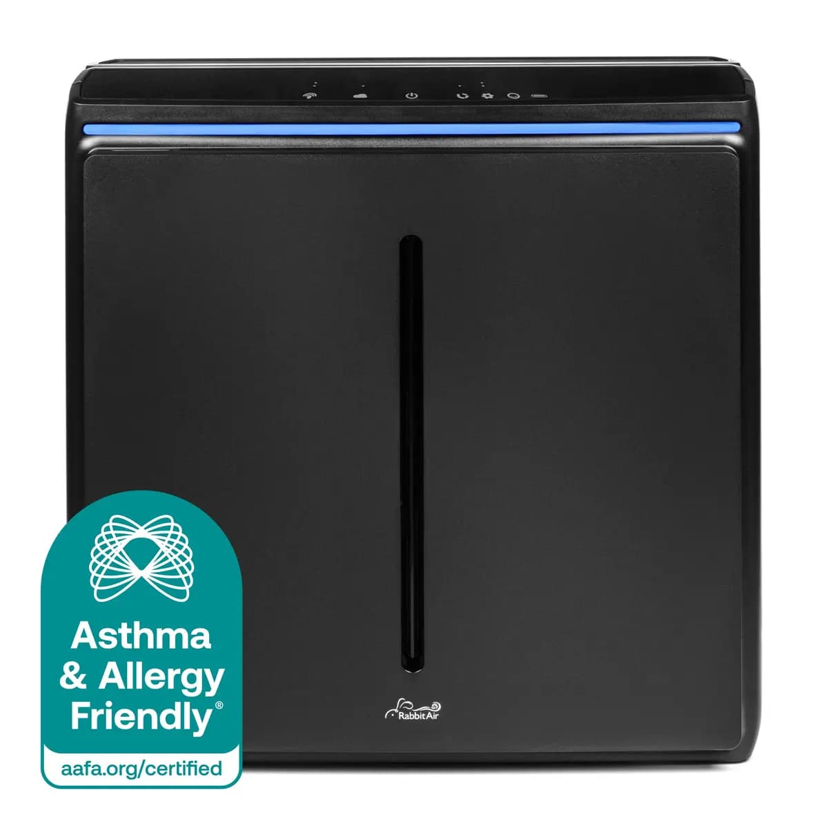 Rabbit Air A3 Asthma and Allergy Friendly [20.3 lbs, 19.7H x 18.9W x 8.4D in., Standard 1,070 sq. ft.]