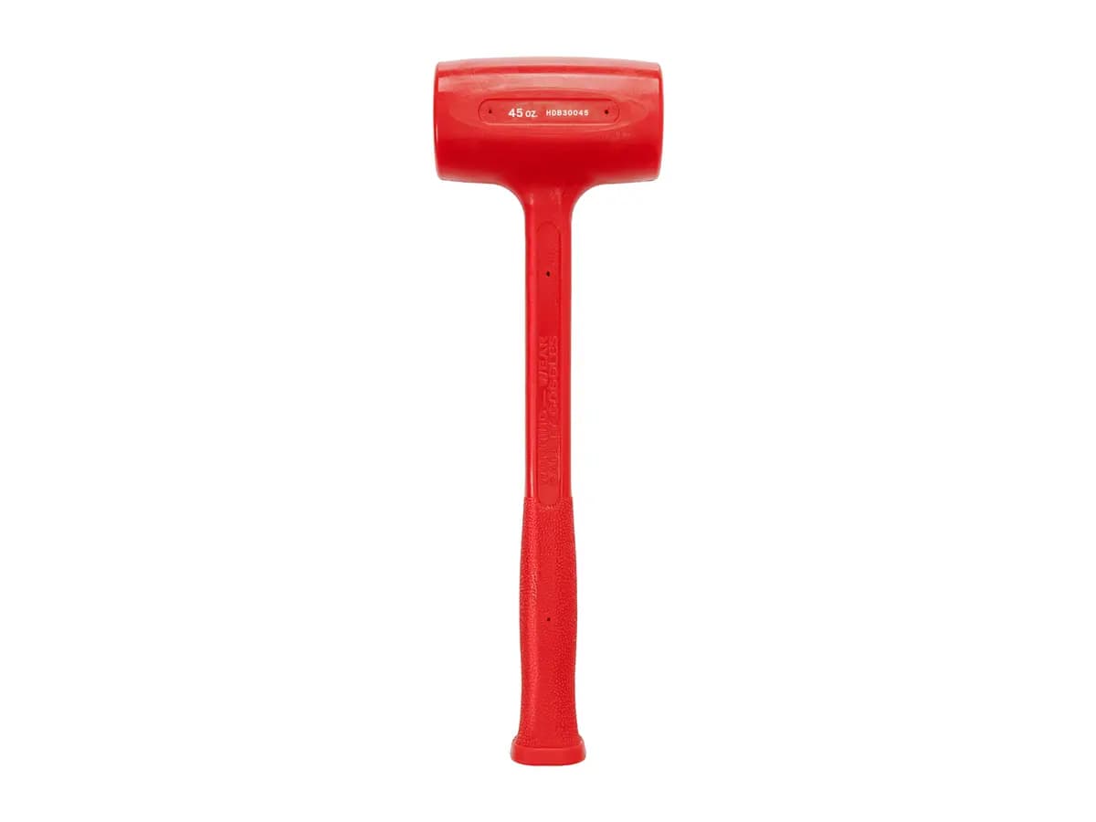 TEKTON 45 oz. Dead Blow Hammer [A. Length (in.) 14.5, B. Width (in.) 4.6, C. Height (in.) 2.4]