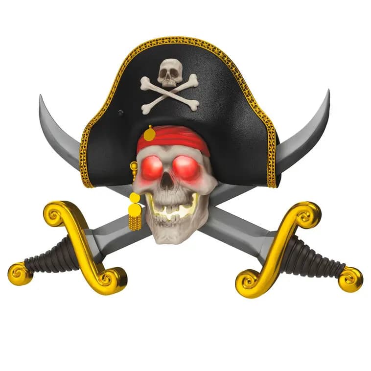 Disney Pirates of the Caribbean Collection The Talking Skull Ornament With Light and Sound [5.5 x 4 x 1.75, Plastic ornament with hanger attachm, One 2026 Hallmark Keepsake Christm