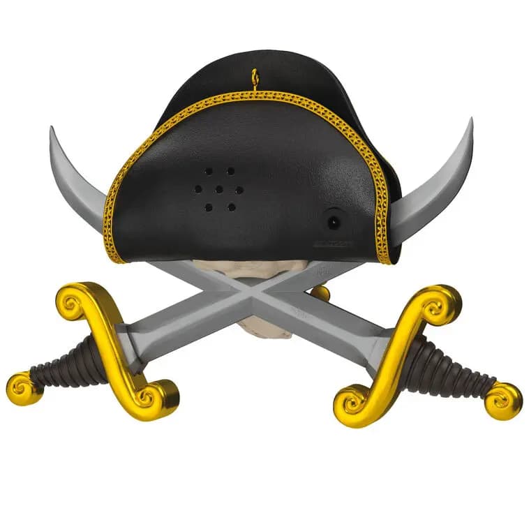 Disney Pirates of the Caribbean Collection The Talking Skull Ornament With Light and Sound [5.5 x 4 x 1.75, Plastic ornament with hanger attachm, One 2026 Hallmark Keepsake Christm