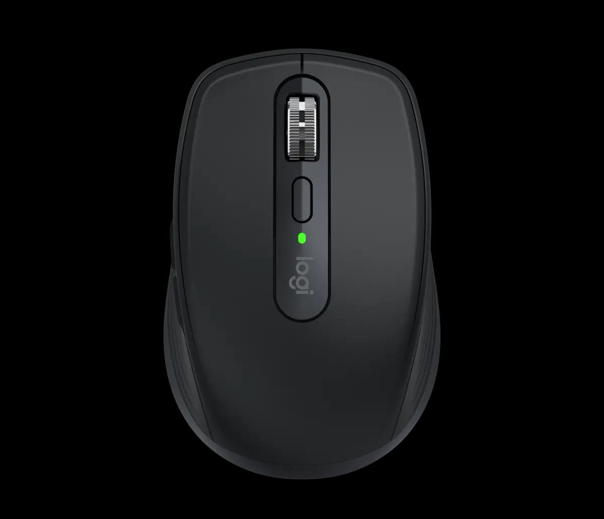 Logitech MX Anywhere 3S - Black [3.96 in (100.5 mm), 2.56 in (65 mm), 1.35 in (34.4 mm)]