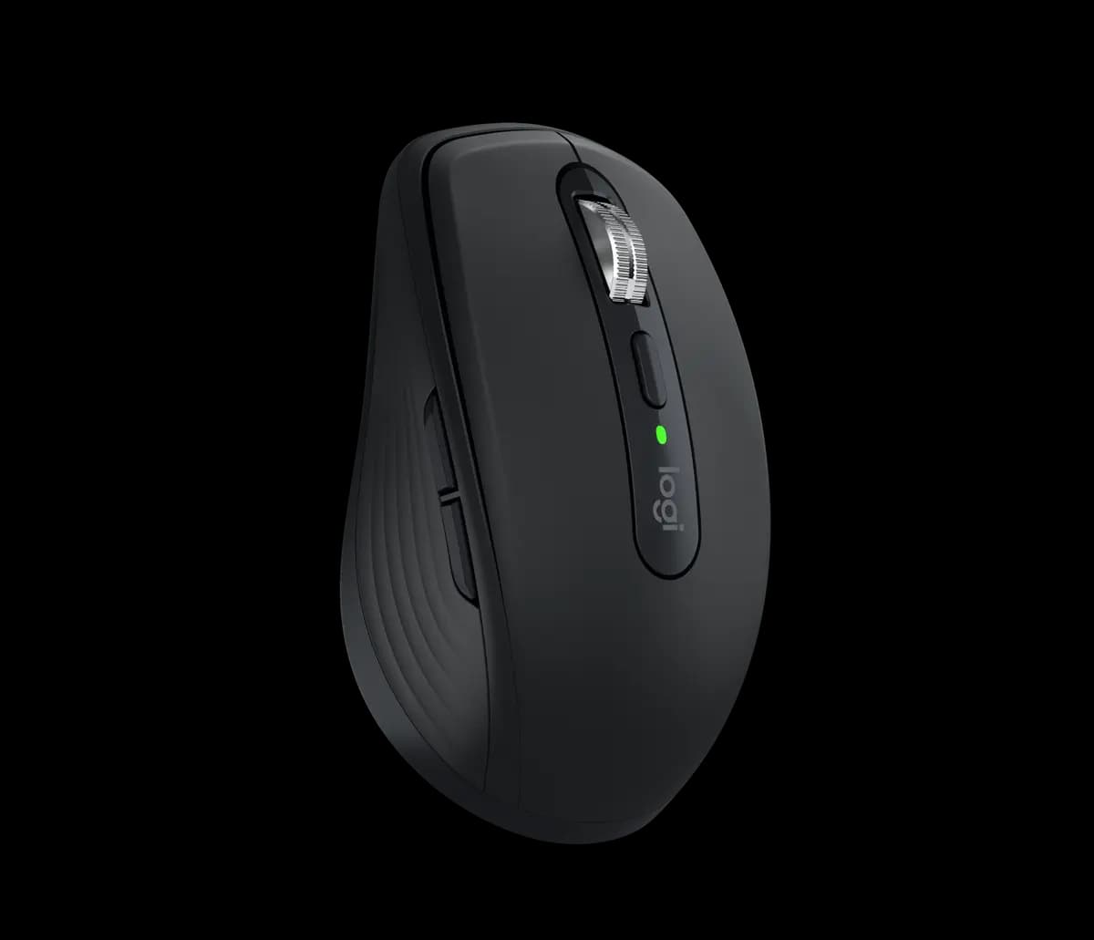 Logitech MX Anywhere 3S - Black [3.96 in (100.5 mm), 2.56 in (65 mm), 1.35 in (34.4 mm)]