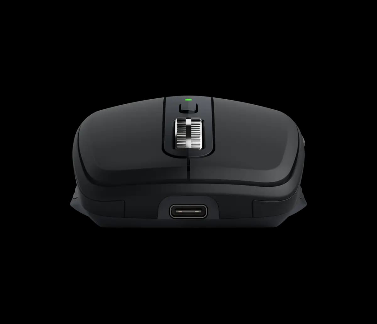 Logitech MX Anywhere 3S - Black [3.96 in (100.5 mm), 2.56 in (65 mm), 1.35 in (34.4 mm)]