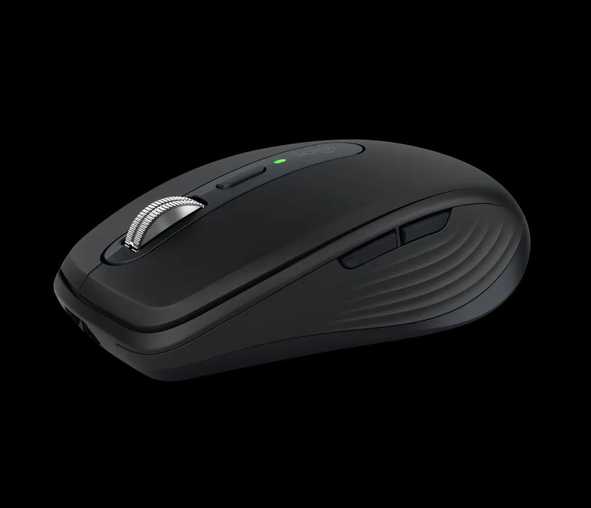 Logitech MX Anywhere 3S - Black [3.96 in (100.5 mm), 2.56 in (65 mm), 1.35 in (34.4 mm)]