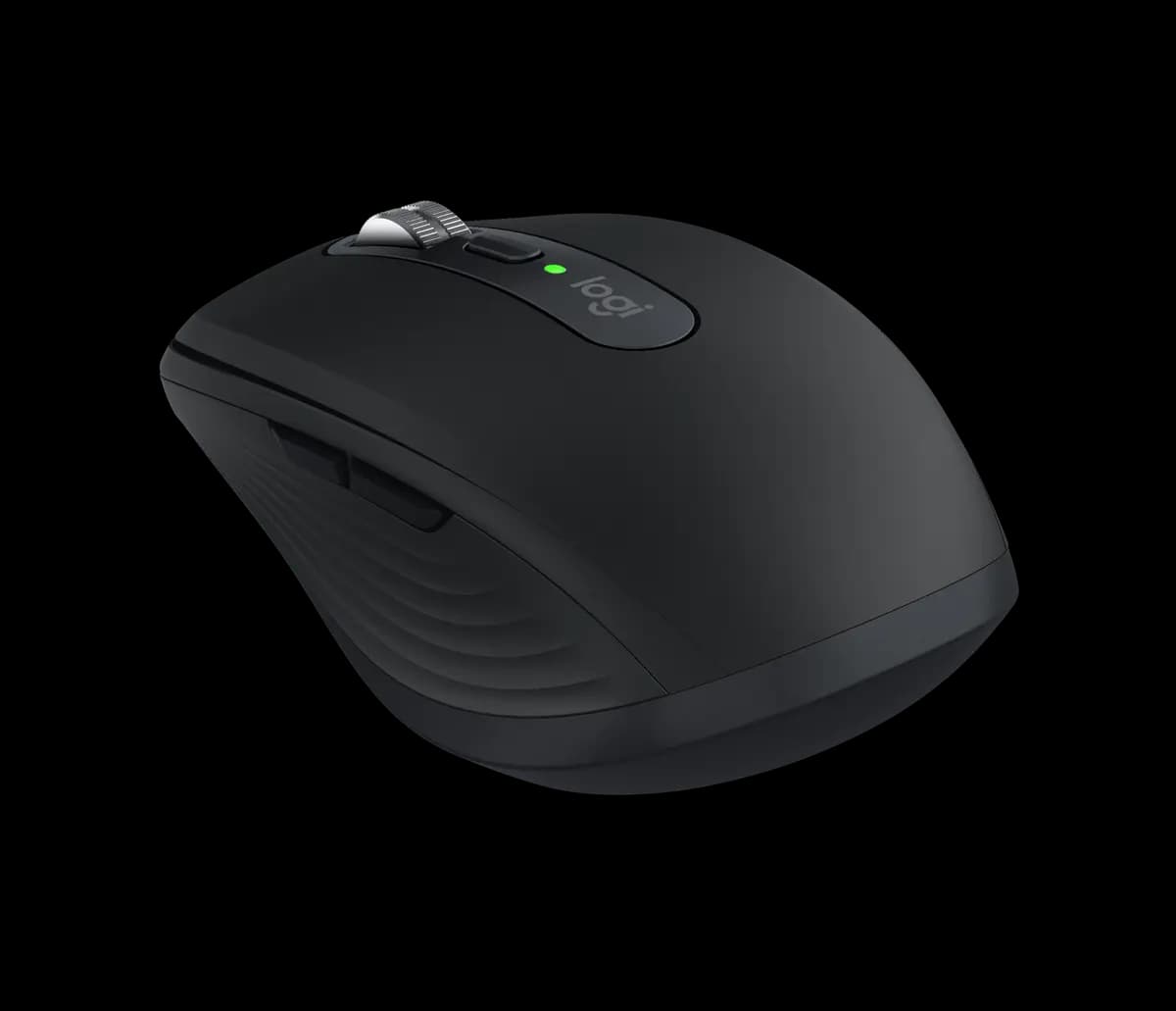 Logitech MX Anywhere 3S - Black [3.96 in (100.5 mm), 2.56 in (65 mm), 1.35 in (34.4 mm)]