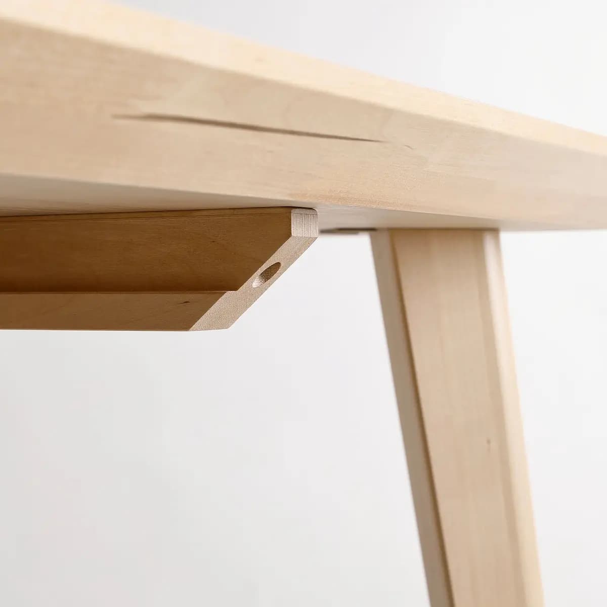 IKEA LISABO Desk, ash veneer 50 3/8x25 5/8 " [Depth 25 5/8 ", Drawer depth (inside) 13 3/4 ", Height 29 1/8 "]