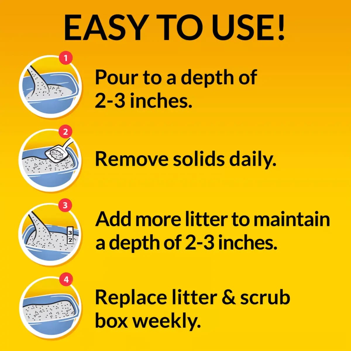 Purina® Tidy Cats® 24/7 Performance Non-Clumping Multi-Cat Clay Cat Litter - Low Dust [Features & Benefits Extended–release non–clumping cat litter, Species Cat, Brand Tidy Cats, B