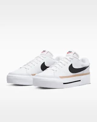 Nike Court Legacy Lift Women's Shoes White/Hemp/Team Orange/Black [White/Hemp/Team Orange/Black, W 5 / M 3.5, W 5.5 / M 4, W 6 / M 4.5, W 6.5 / M 5, W 7 / M, Subtly layered upper k