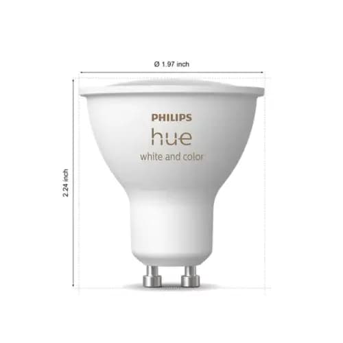 Philips Hue GU10 - smart spotlight [046677584658, 50x57x50 mm, 50,000]