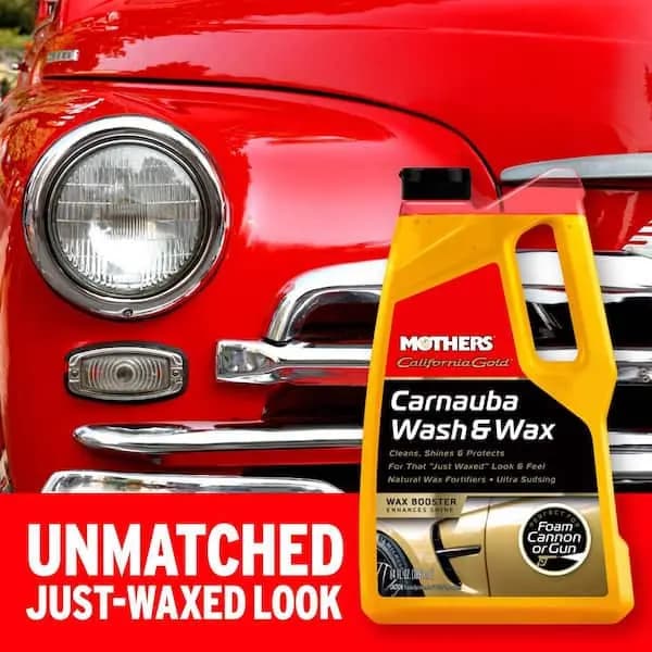 MOTHERS 64 oz. California Gold Carnauba Car Wash and Wax Liquid, 05674 [Automotive Part Type: Car Wash Soap, General Part Type: Car Wash Soap, Pack Size: 1]